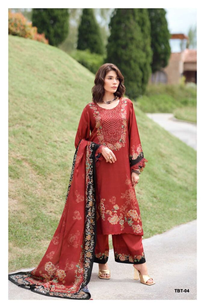 My Fashion Road Varsha The Bloom Theory Latest Designs Muslin Suit | TBT – 04