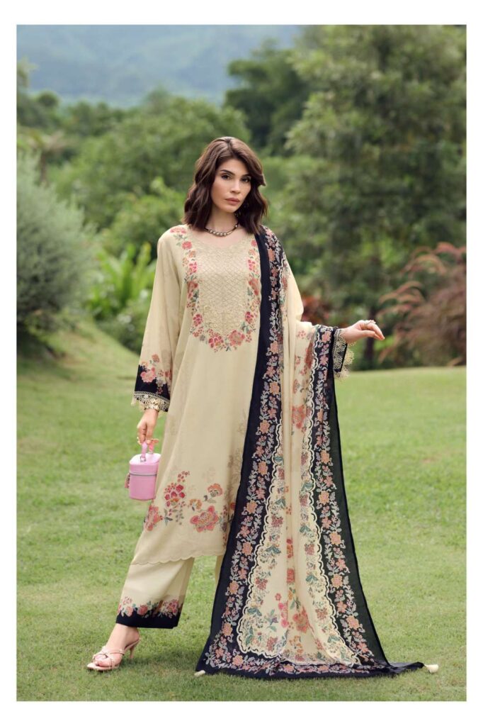 My Fashion Road Varsha The Bloom Theory Latest Designs Muslin Suit | TBT – 01