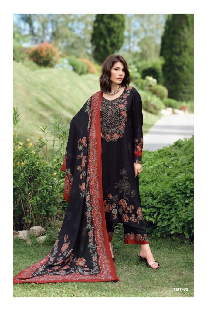 My Fashion Road Varsha The Bloom Theory Latest Designs Muslin Suit | TBT – 02
