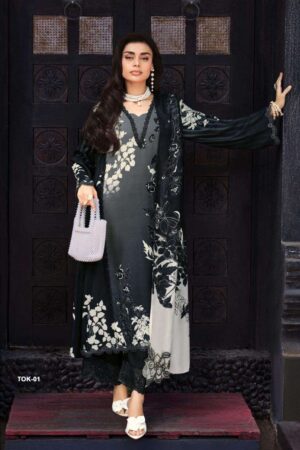 My Fashion Road Varsha Two Of A Kind Vol 24 Exclusive Style Muslin Dress | TOK – 01