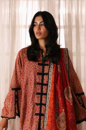 My Fashion Road Zaha Unstitched 3piece Suit | ZAREEN