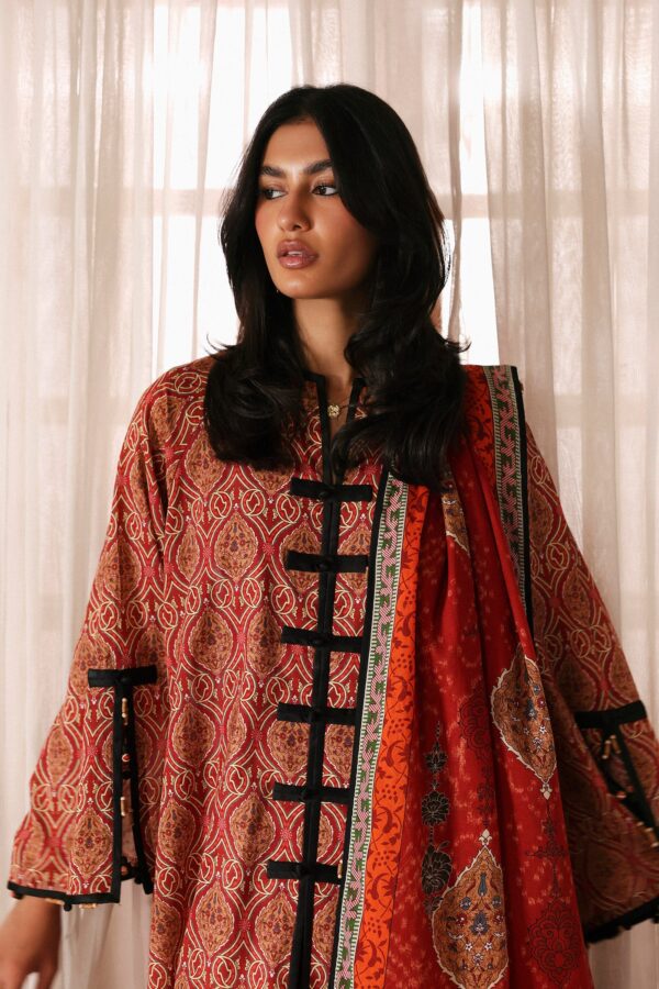 My Fashion Road Zaha Unstitched 3piece Suit | ZAREEN