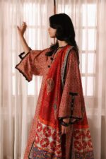 My Fashion Road Zaha Unstitched 3piece Suit | ZAREEN