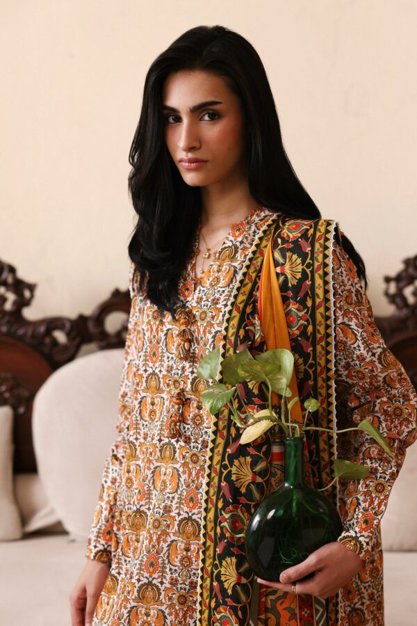My Fashion Road Zaha Unstitched 3piece Suit | SAHAR