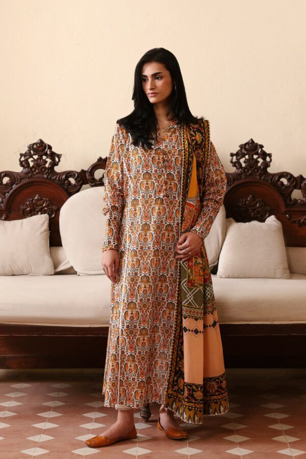 My Fashion Road Zaha Unstitched 3piece Suit | SAHAR