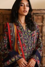 My Fashion Road Zaha Unstitched 3piece Suit | VEDA