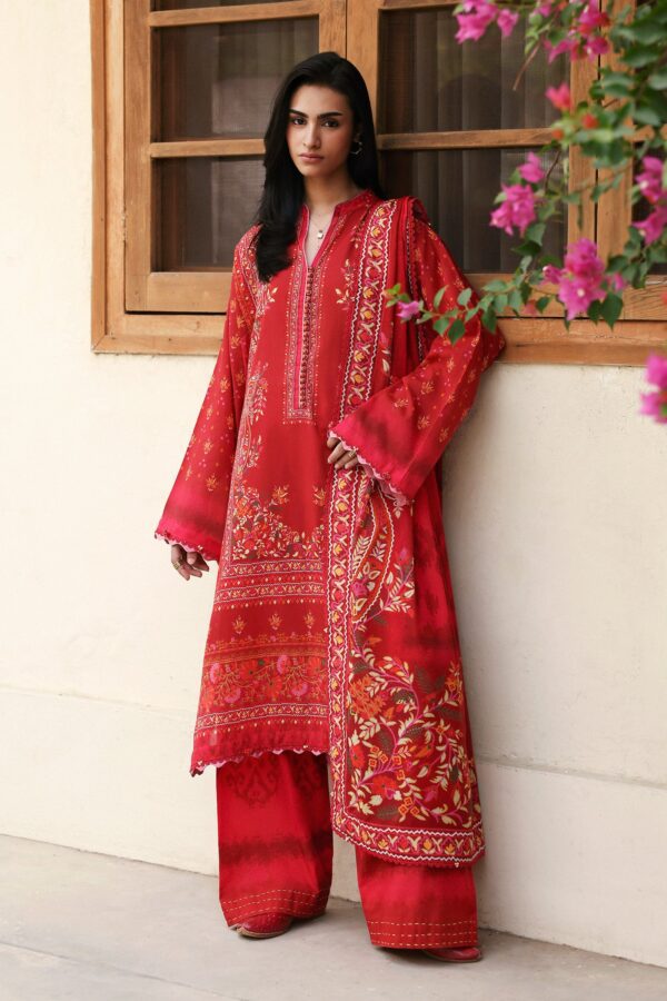 My Fashion Road Zaha Unstitched 3piece Suit | ROSA
