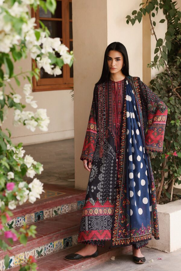 My Fashion Road Zaha Unstitched 3piece Suit | NOIRA