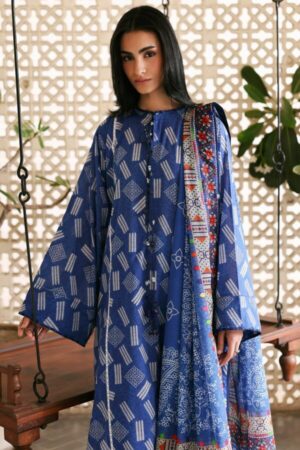 My Fashion Road Zaha Unstitched 3piece Suit | ZARIA