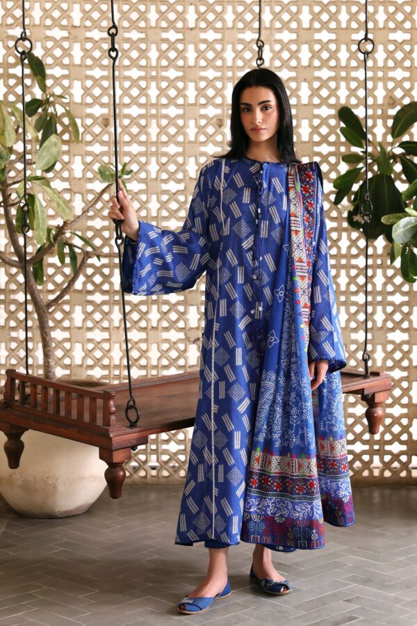 My Fashion Road Zaha Unstitched 3piece Suit | ZARIA