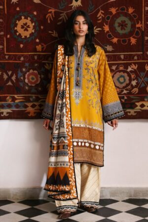 My Fashion Road Zaha Unstitched 3piece Suit | ZIVA