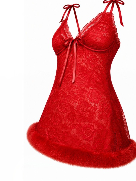 My Fashion Road Zyvera Red Self Design Baby Dolls Nightwear My Fashion Road Zyvera Red Self Design Baby Dolls Nightwear