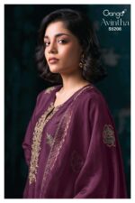 My Fashion Road Ganga Fashion Avintha Pure Russian Silk Latest Suit | S5208 – B