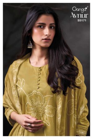 My Fashion Road Ganga Fashion Avnur Fancy Ladies Salwar Kameez | S5171 – C