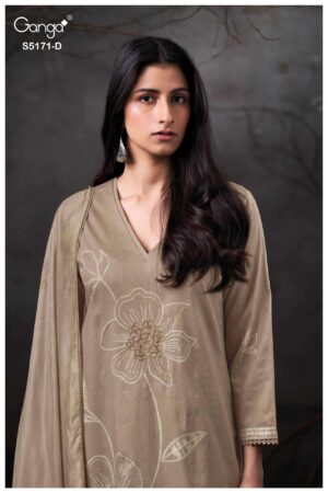 My Fashion Road Ganga Fashion Avnur Fancy Ladies Salwar Kameez | S5171 – D
