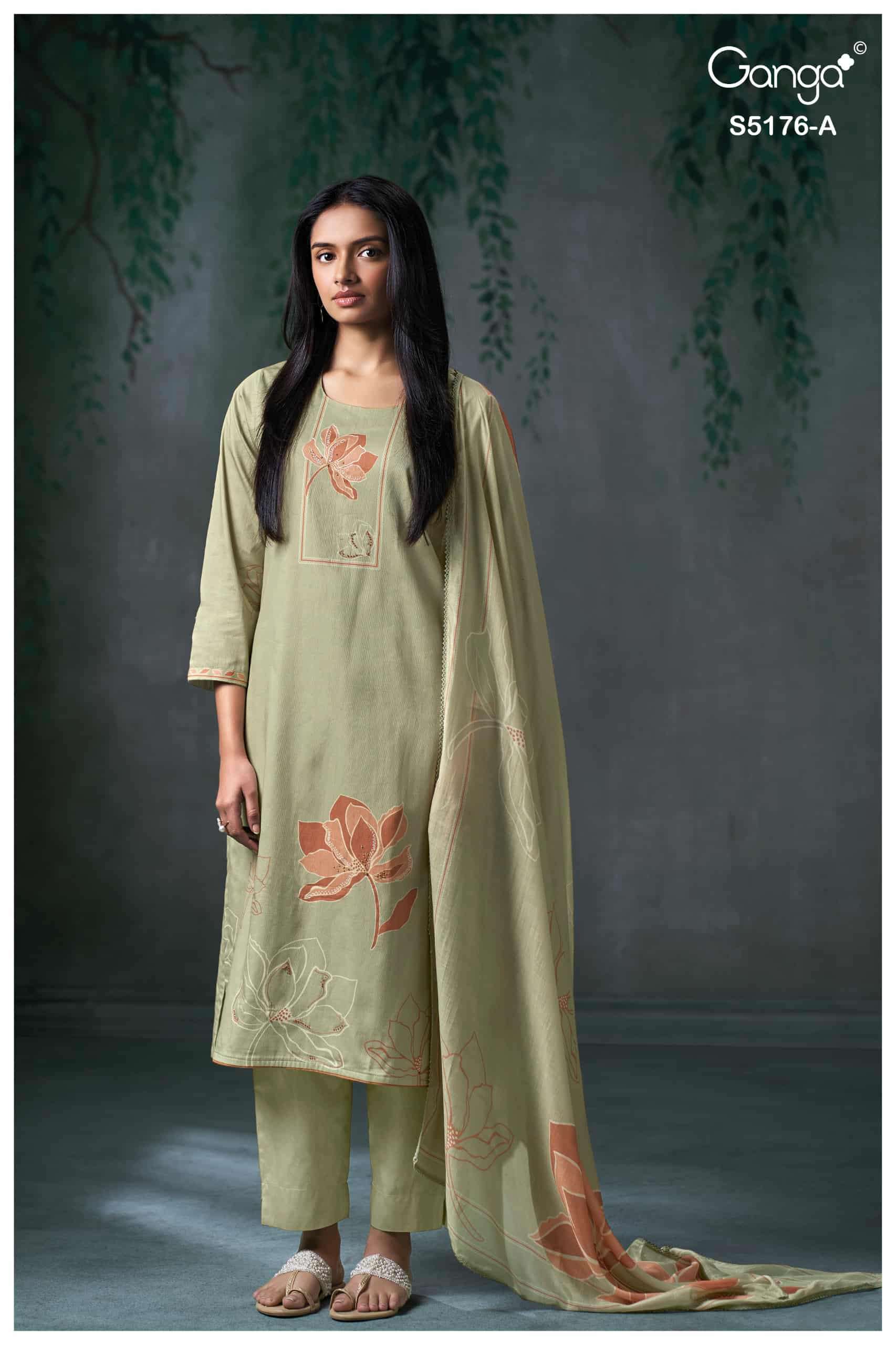 My Fashion Road Ganga Fashion Callista Exclusive Fancy Salwar Suit | S5176-A