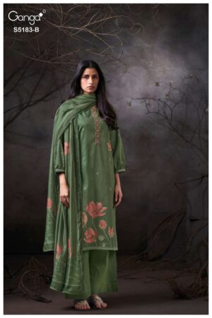 My Fashion Road Ganga Fashion Chiana Premium Wear Ladies Dress | S5183 – B My Fashion Road Ganga Fashion Chiana Premium Wear Ladies Dress | S5183 – B