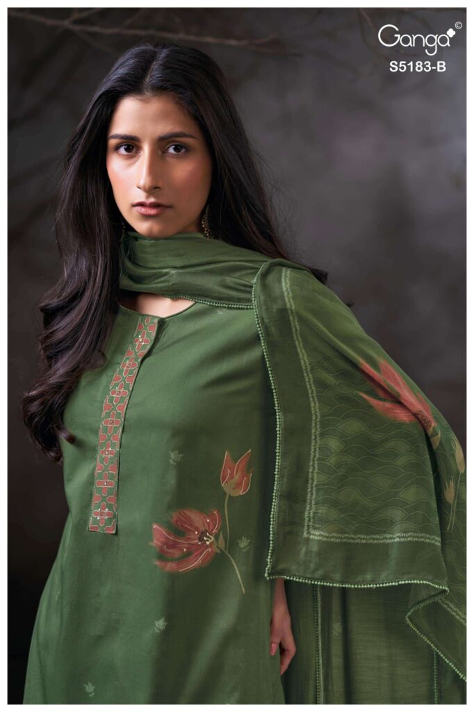 My Fashion Road Ganga Fashion Chiana Premium Wear Ladies Dress | S5183 – B