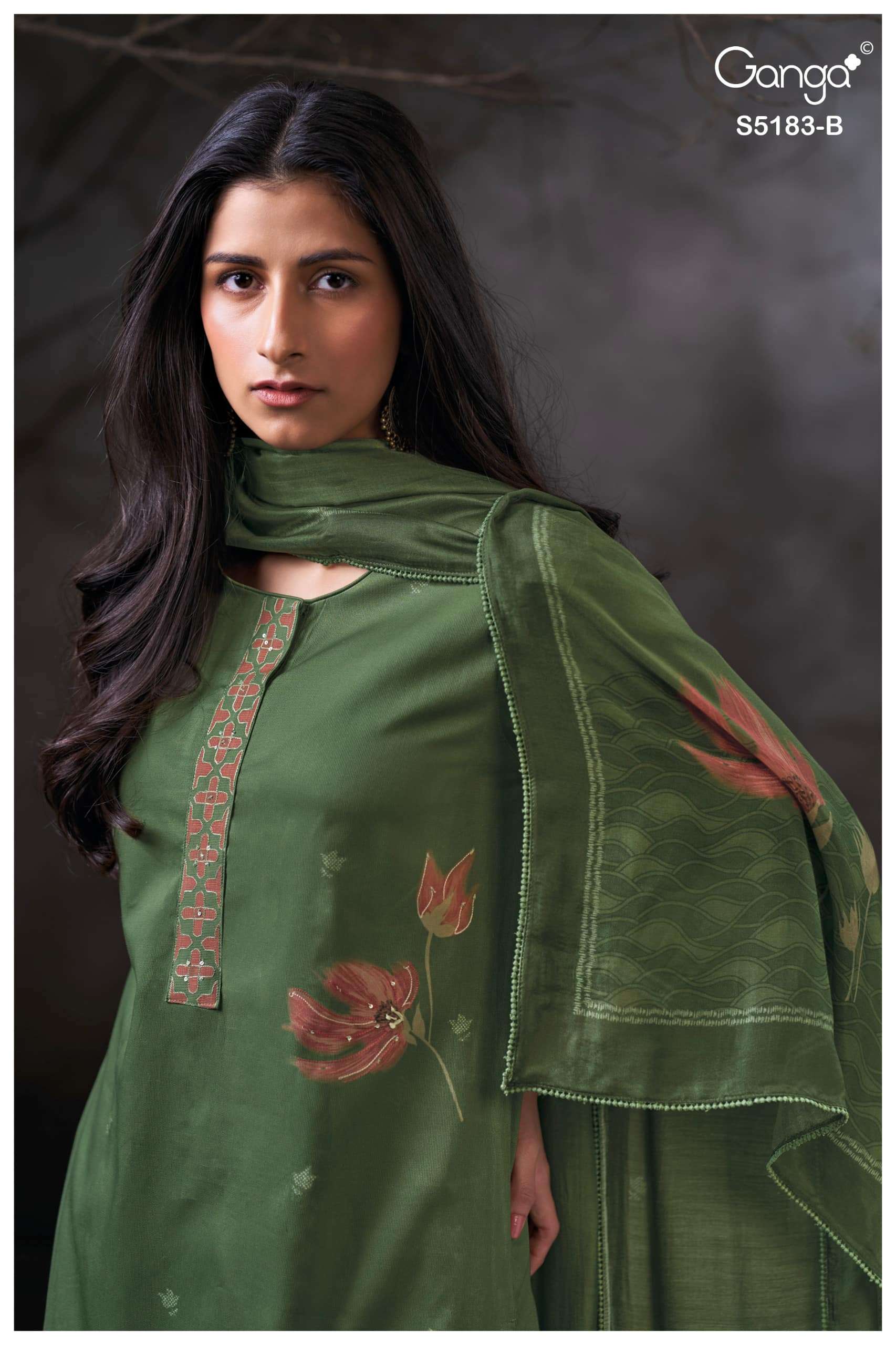 My Fashion Road Ganga Fashion Chiana Premium Wear Ladies Dress | S5183 – B My Fashion Road Ganga Fashion Chiana Premium Wear Ladies Dress | S5183 – B