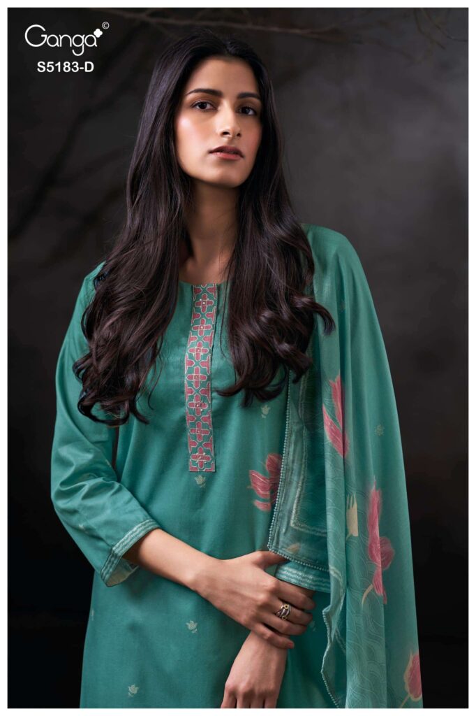 My Fashion Road Ganga Fashion Chiana Premium Wear Ladies Dress | S5183 – D