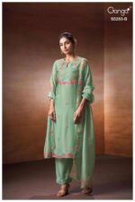 My Fashion Road Ganga Fashion Delora Pure Bemberg Silk Ladies Suit | S5283 – B