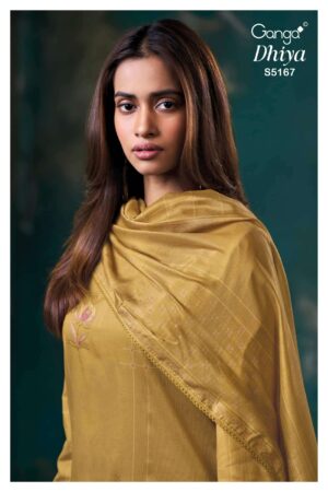 My Fashion Road Ganga Fashion Dhiya Premium Corduroy Fancy Suit  | S5167 – D