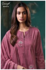 My Fashion Road Ganga Fashion Dhiya Premium Corduroy Fancy Suit  | S5167 – A