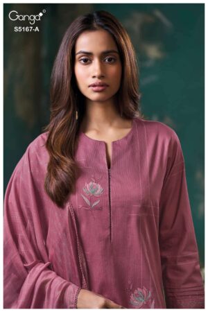 My Fashion Road Ganga Fashion Dhiya Premium Corduroy Fancy Suit  | S5167 – A