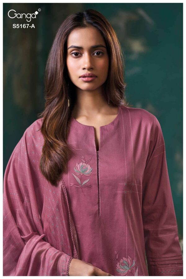 My Fashion Road Ganga Fashion Dhiya Premium Corduroy Fancy Suit  | S5167 – A