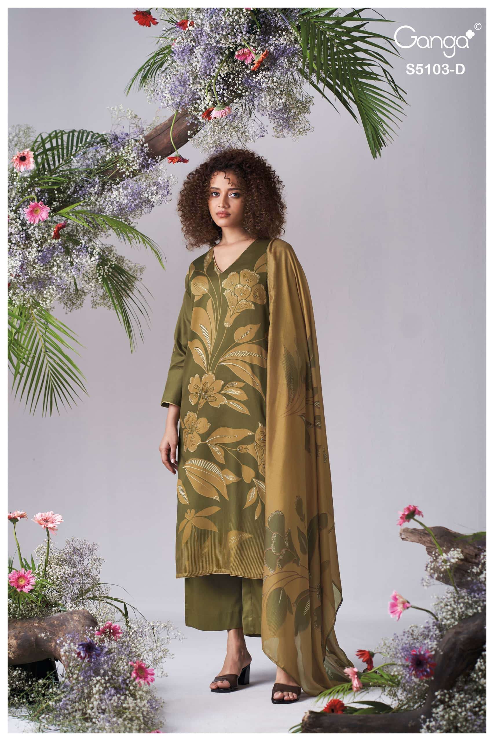 My Fashion Road Ganga Fashion Dhyana Fancy Cotton Satin Salwar Suit | S5103 – D My Fashion Road Ganga Fashion Dhyana Fancy Cotton Satin Salwar Suit | S5103 – D