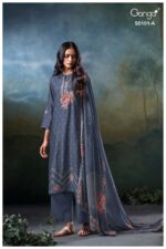 My Fashion Road Ganga Fashion Ivera Pure Bemberg Silk Ladies Dress | S5101 – A