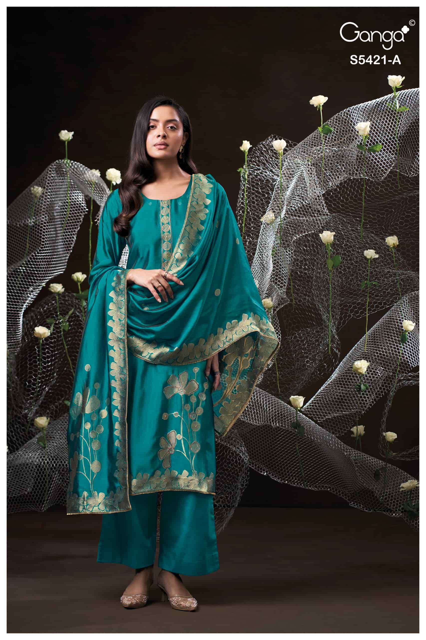 My Fashion Road Ganga Fashion Laevia Party Wear Style Ladies Suit | S5421 – A My Fashion Road Ganga Fashion Laevia Party Wear Style Ladies Suit | S5421 – A