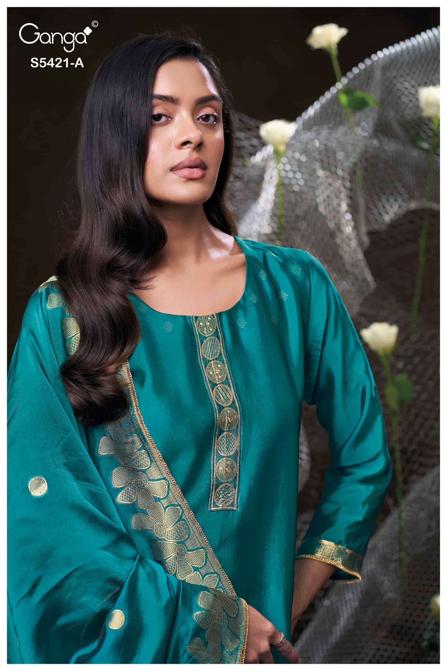 My Fashion Road Ganga Fashion Laevia Party Wear Style Ladies Suit | S5421 – A My Fashion Road Ganga Fashion Laevia Party Wear Style Ladies Suit | S5421 – A