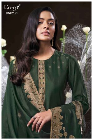 My Fashion Road Ganga Fashion Laevia Party Wear Style Ladies Suit | S5421 – D