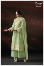 My Fashion Road Ganga Fashion Miara Pure Banarasi Jacquard Suit | S4664 – B