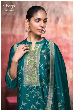 My Fashion Road Ganga Fashion Nishtha Premium Designs Silk Suit | S5197 – A