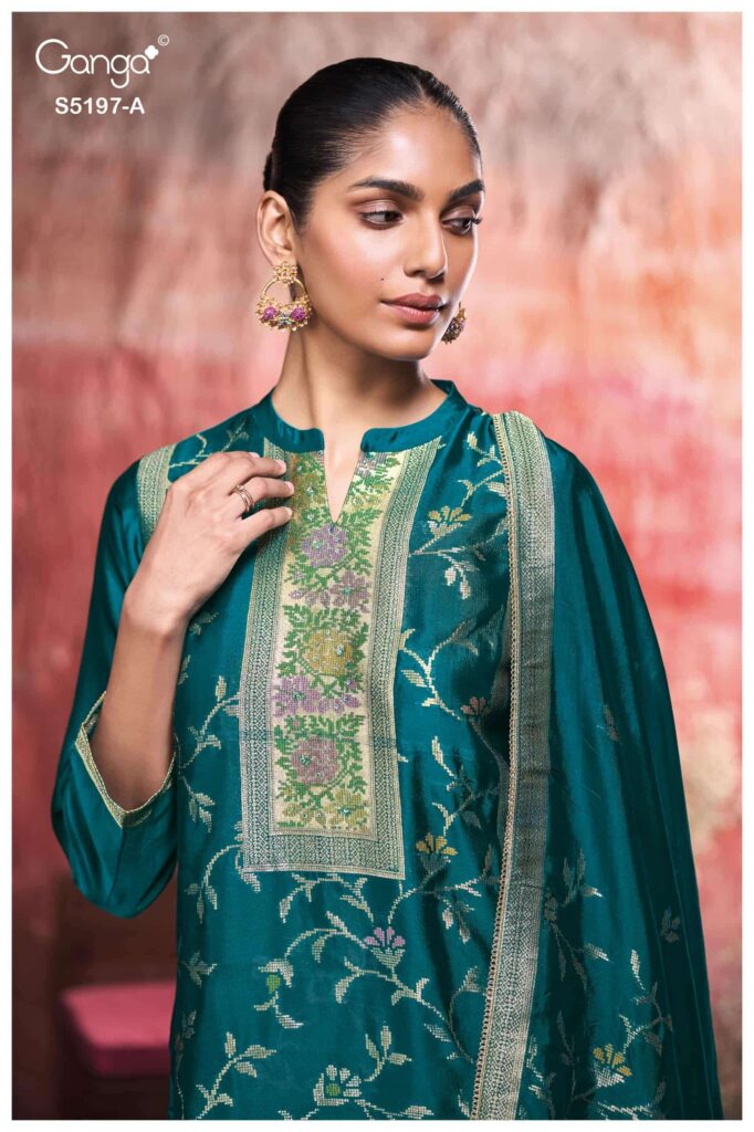 My Fashion Road Ganga Fashion Nishtha Premium Designs Silk Suit | S5197 – A My Fashion Road Ganga Fashion Nishtha Premium Designs Silk Suit | S5197 – A