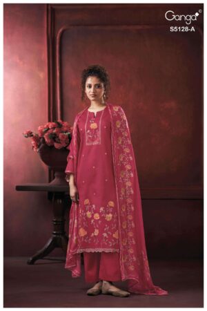 My Fashion Road Ganga Fashion Paridhi Fancy Cotton Satin Dress Sets | S5128 – A My Fashion Road Ganga Fashion Paridhi Fancy Cotton Satin Dress Sets | S5128 – A