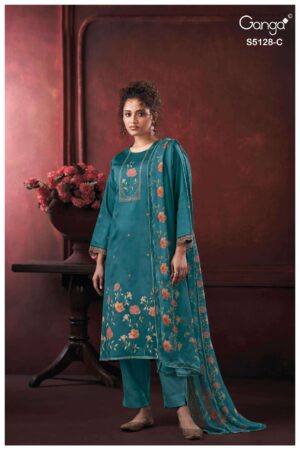 My Fashion Road Ganga Fashion Paridhi Fancy Cotton Satin Dress Sets | S5128 – C My Fashion Road Ganga Fashion Paridhi Fancy Cotton Satin Dress Sets | S5128 – C