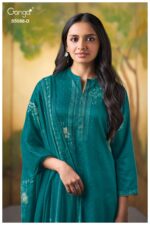 My Fashion Road Ganga Fashion Prairie Premium Cotton Satin Salwar Suit | S5088 – D
