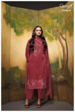 My Fashion Road Ganga Fashion Prairie Premium Cotton Satin Salwar Suit | S5088 – B