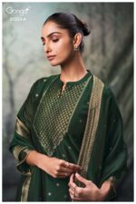 My Fashion Road Ganga Fashion Rimika Partywear Jacquard Silk Suit | S5223 – A