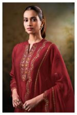 My Fashion Road Ganga Fashion Rishita Pure Russian Silk Designer Suit | S5195 – A
