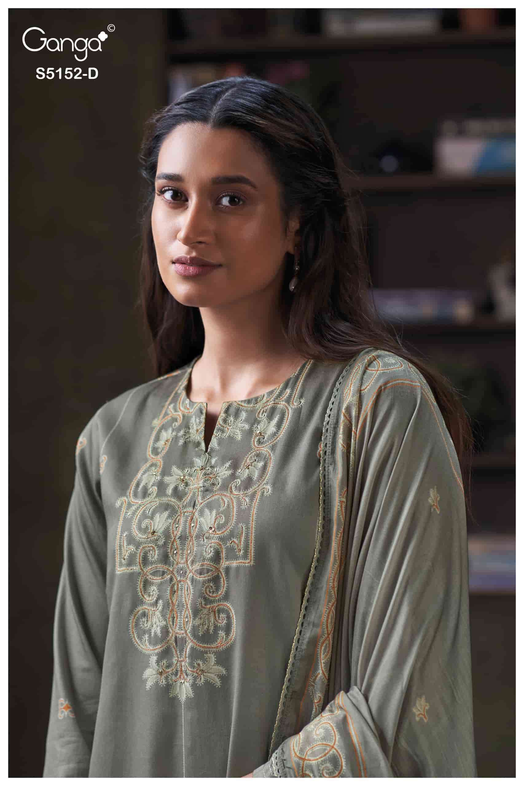 My Fashion Road Ganga Fashion Tabinda Premium Cotton Satin Suit | S5152 – D My Fashion Road Ganga Fashion Tabinda Premium Cotton Satin Suit | S5152 – D