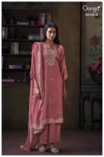 My Fashion Road Ganga Fashion Tabinda Premium Cotton Satin Suit | S5152 – B