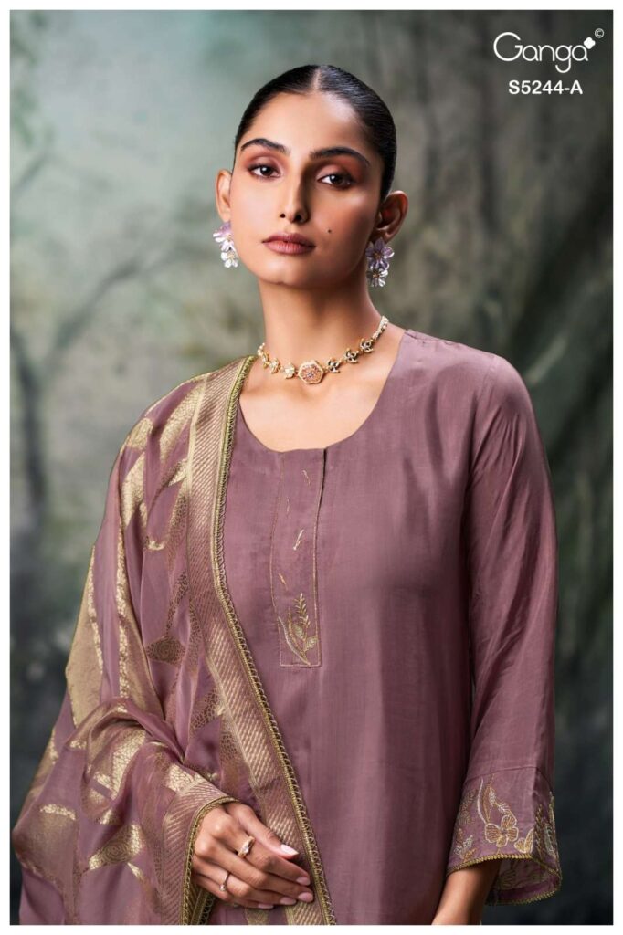 My Fashion Road Ganga Fashion Tashka Party Wear Style Ladies Dress | S5244 – A