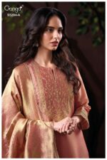 My Fashion Road Ganga Fashion Virena Designer Jacquard Silk Suit | S5294  – A
