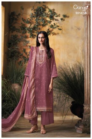 My Fashion Road Ganga Fashion Yuvika Fancy Cotton Satin Dress | S5147 – B My Fashion Road Ganga Fashion Yuvika Fancy Cotton Satin Dress | S5147 – B