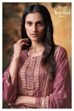 My Fashion Road Ganga Fashion Yuvika Fancy Cotton Satin Dress | S5147 – B