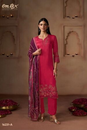 My Fashion Road Omtex Aavya Premium Organza Suits | 16231-A
